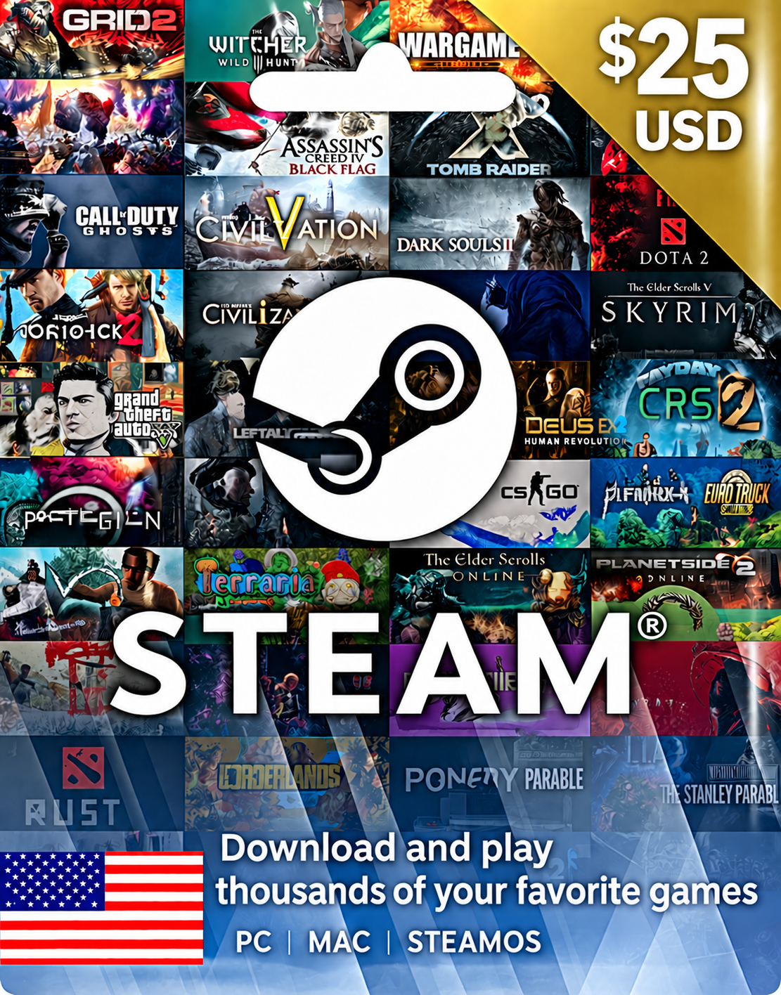 Steam 25$