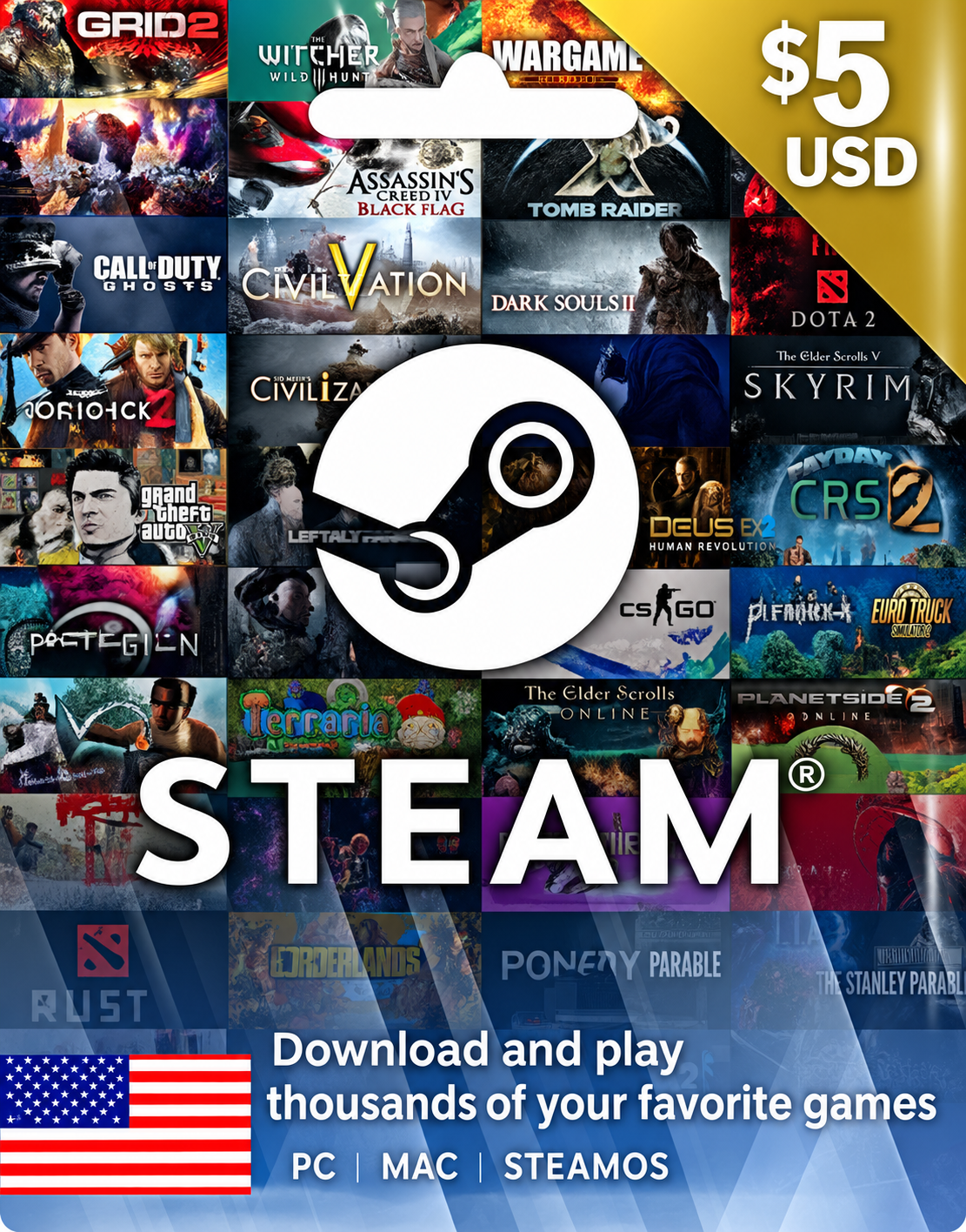 Steam 5$