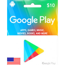 GOOGLE PLAY USD10 GIFT CARD (US)