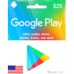 GOOGLE PLAY USD25 GIFT CARD (US)