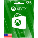 USD25 XBOX LIVE GIFT CARD (US)